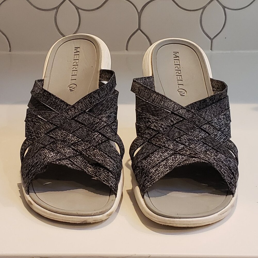 Merrell Duskair Slide Weave Slip on Sandal Select Cush Size 9